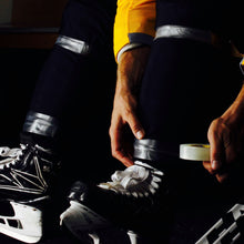 Load image into Gallery viewer, Howies Hockey Tape - 4 Black Cloth & 8 Clear Shin Pad